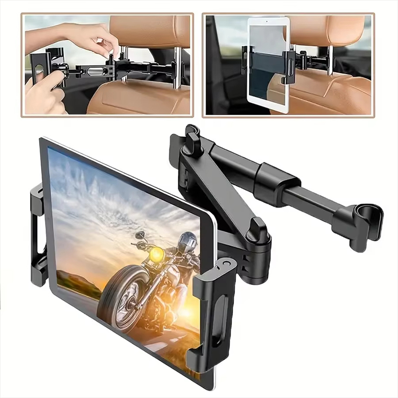 Car Accessories Tablet Holder - Telescopic Car Rear Pillow Phone Holder