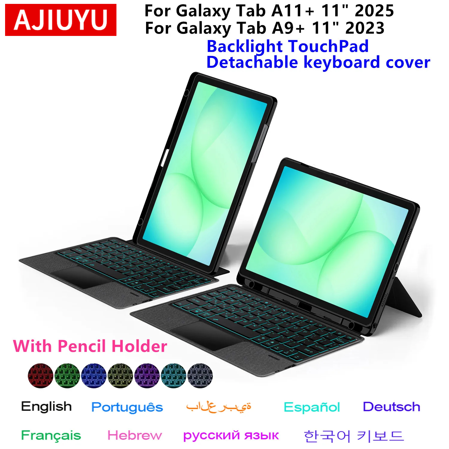 Tablet A9 Accessories - TouchPad Keyboard for Samsung Galaxy Tab