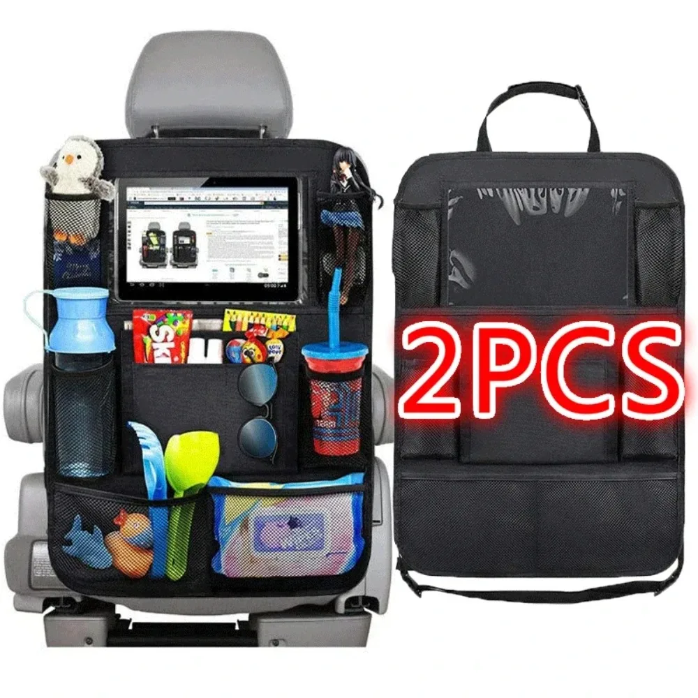 Toddler Tablet Accessories - Car Seat Back Organizer 9 Storage