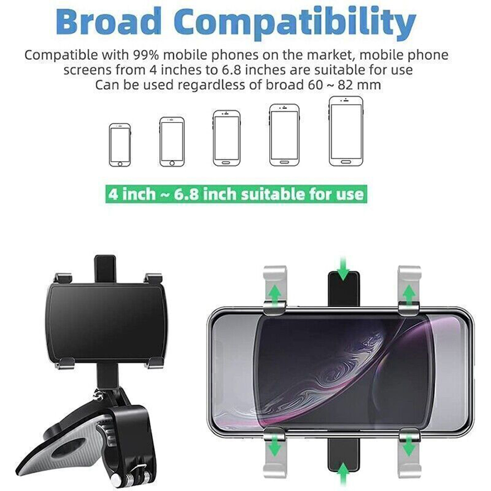 360° Rotatable Car Phone Mount - مراجعة Car Accessories Tablet Holder وسعره