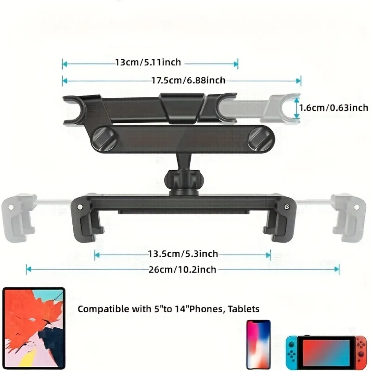 Tablet stand, car headrest, ta - مراجعة Toddler Tablet Accessories وسعره