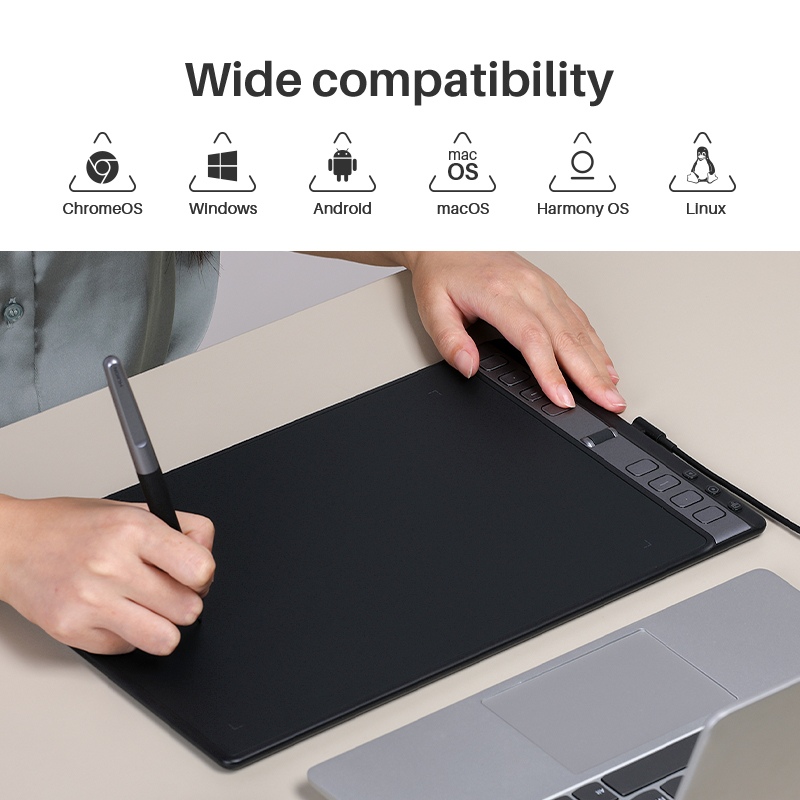 Huion Inspiroy 2 L 10.5 x 6.56 - مراجعة Graphic Tablet Accessories وسعره