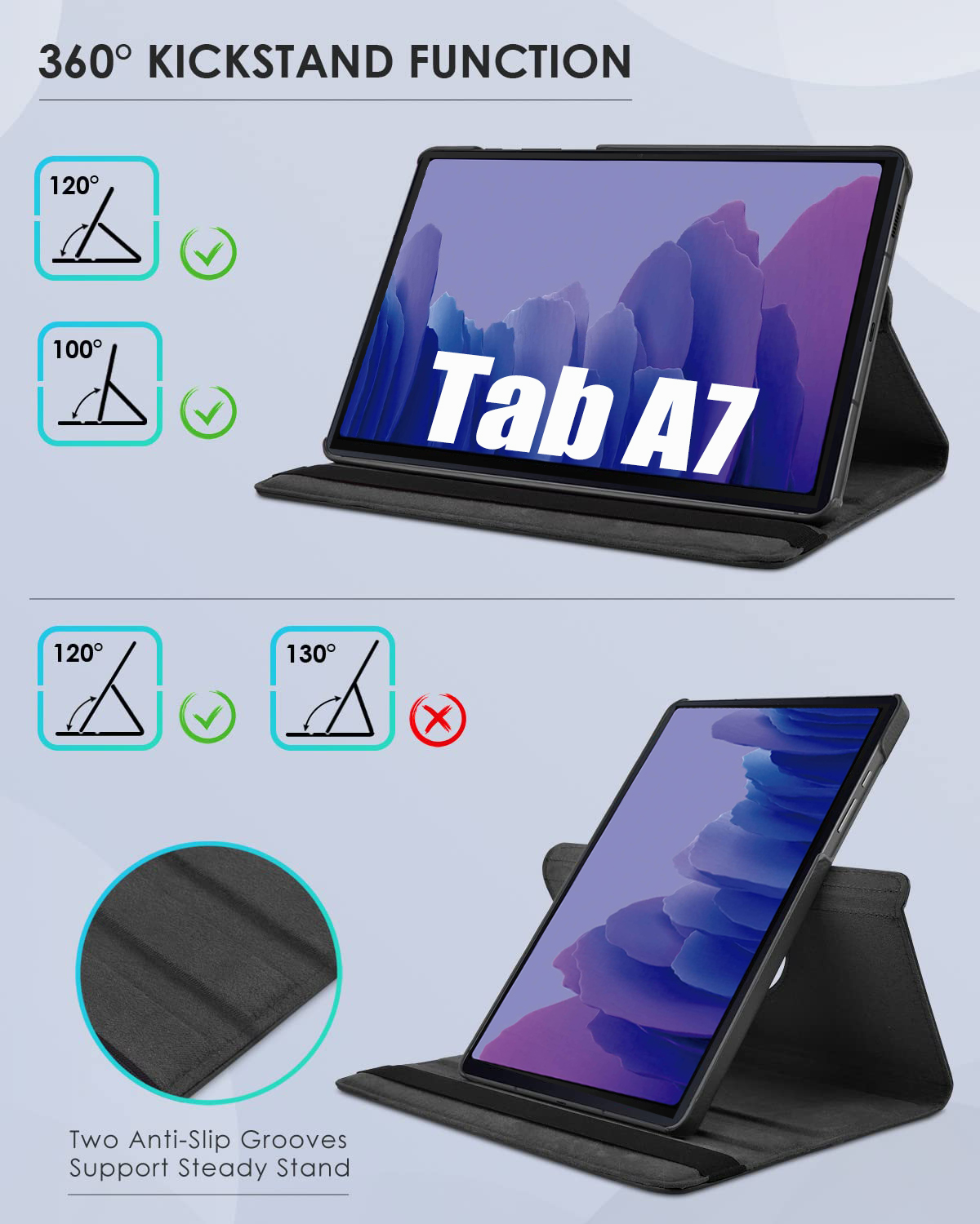Rotating Case for Samsung Gala - مراجعة Samsung Tablet With Accessories وسعره