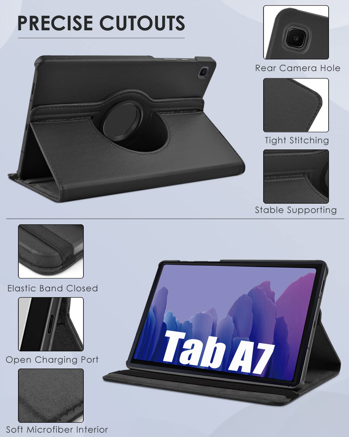 Rotating Case for Samsung Gala - مراجعة Samsung Tablet With Accessories وسعره