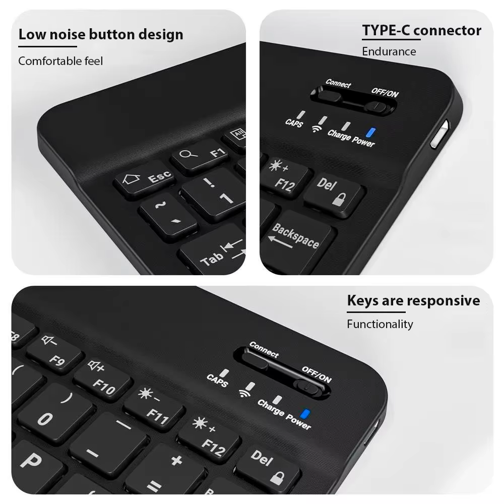 Bluetooth Wireless Keyboard Un - مراجعة Tablet Phone Accessories وسعره