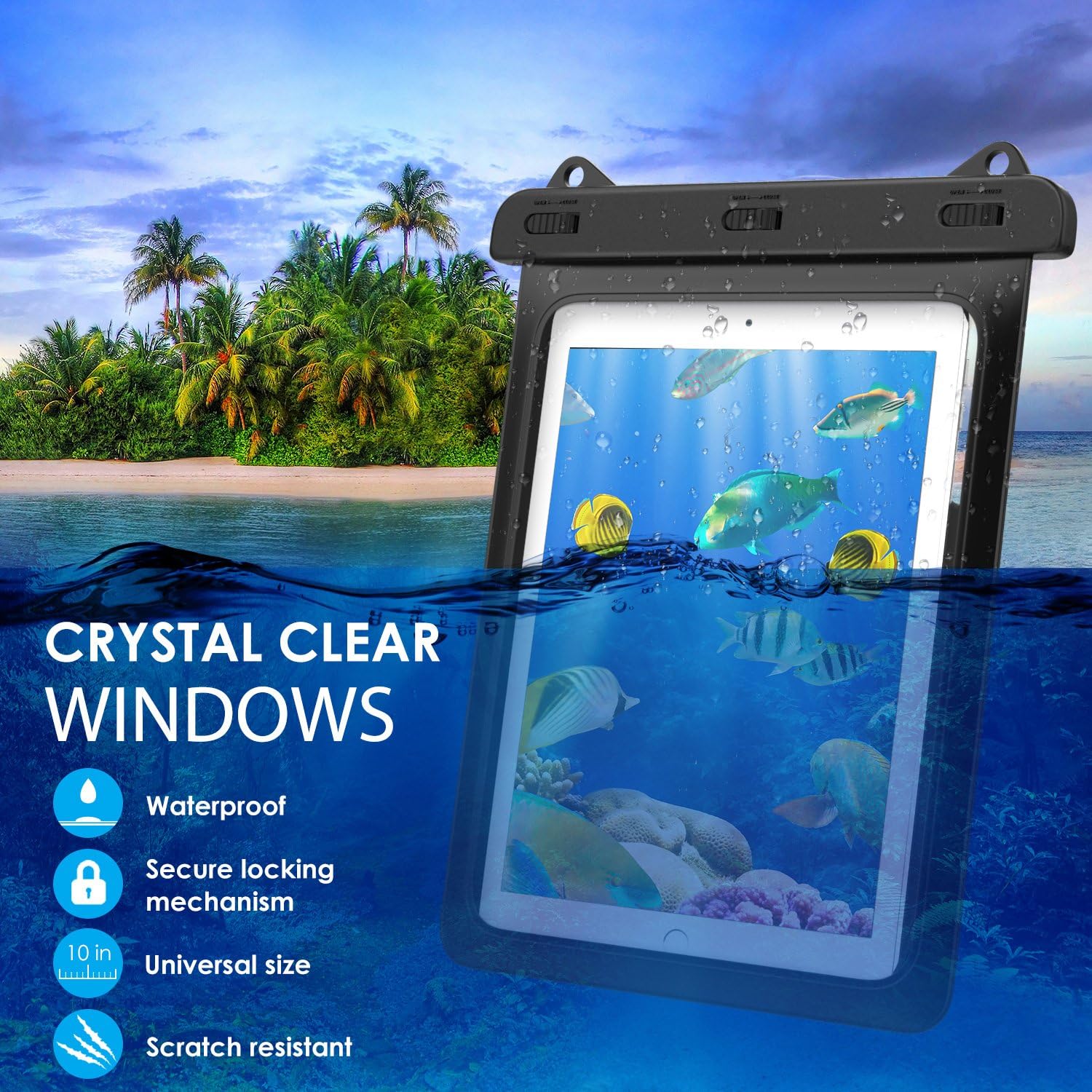 MoKo Waterproof Tablet Case Ta - مراجعة Samsung Tablet With Accessories وسعره