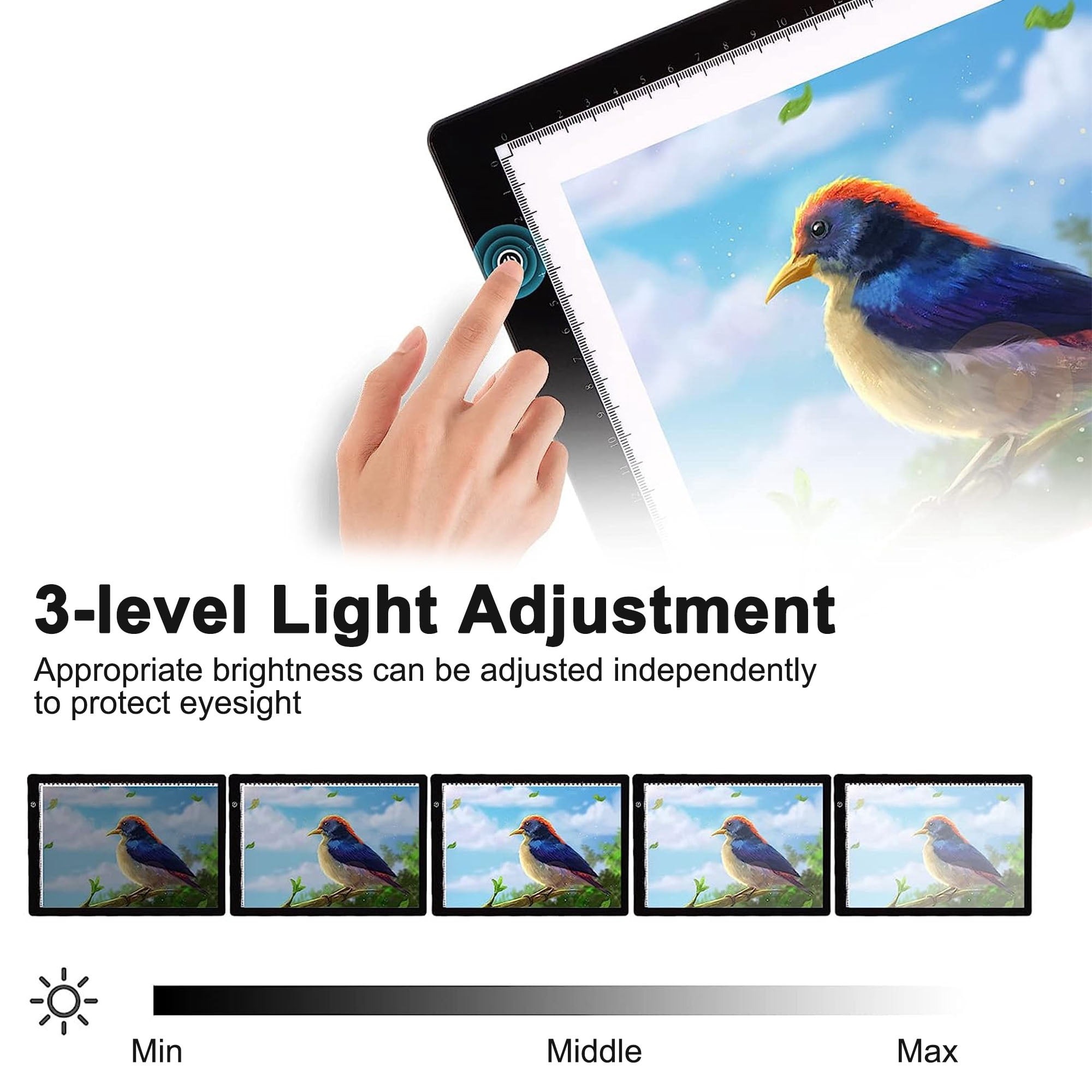 Led Drawing Copy Pad 3 Level D - مراجعة Graphic Tablet Accessories وسعره