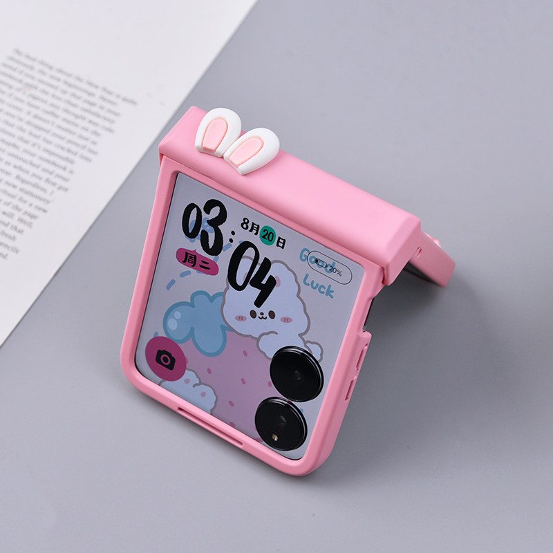 Cute Rabbit Ears Hinge Phone C - مراجعة Motorola Tablet Accessories وسعره