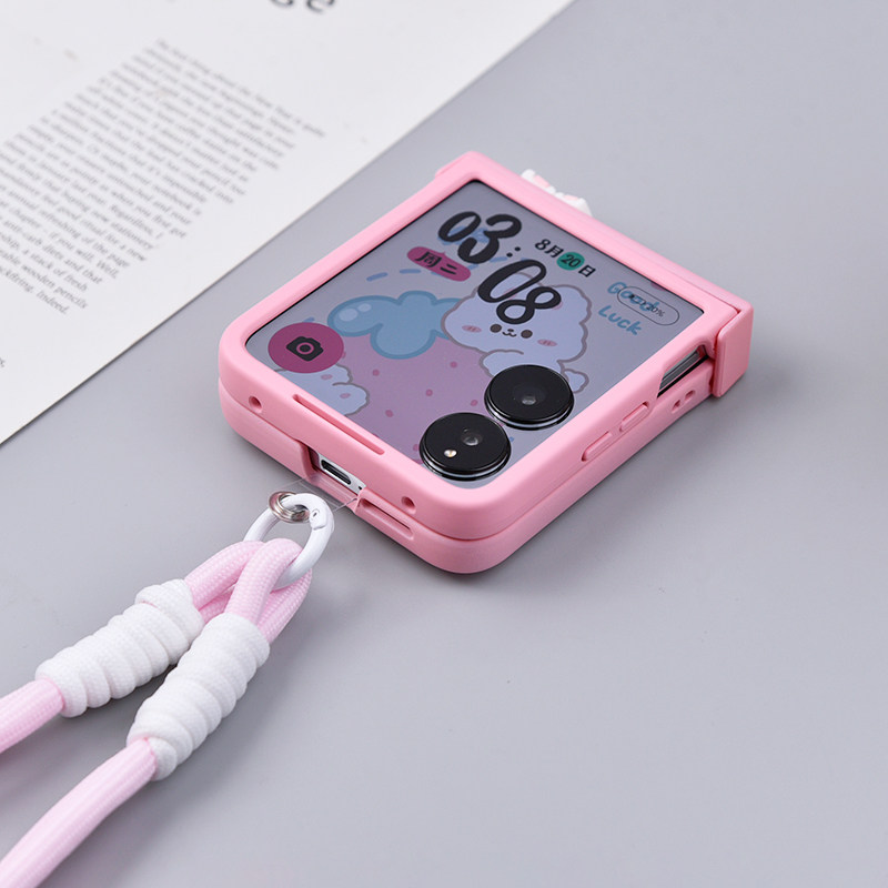 Cute Rabbit Ears Hinge Phone C - مراجعة Motorola Tablet Accessories وسعره