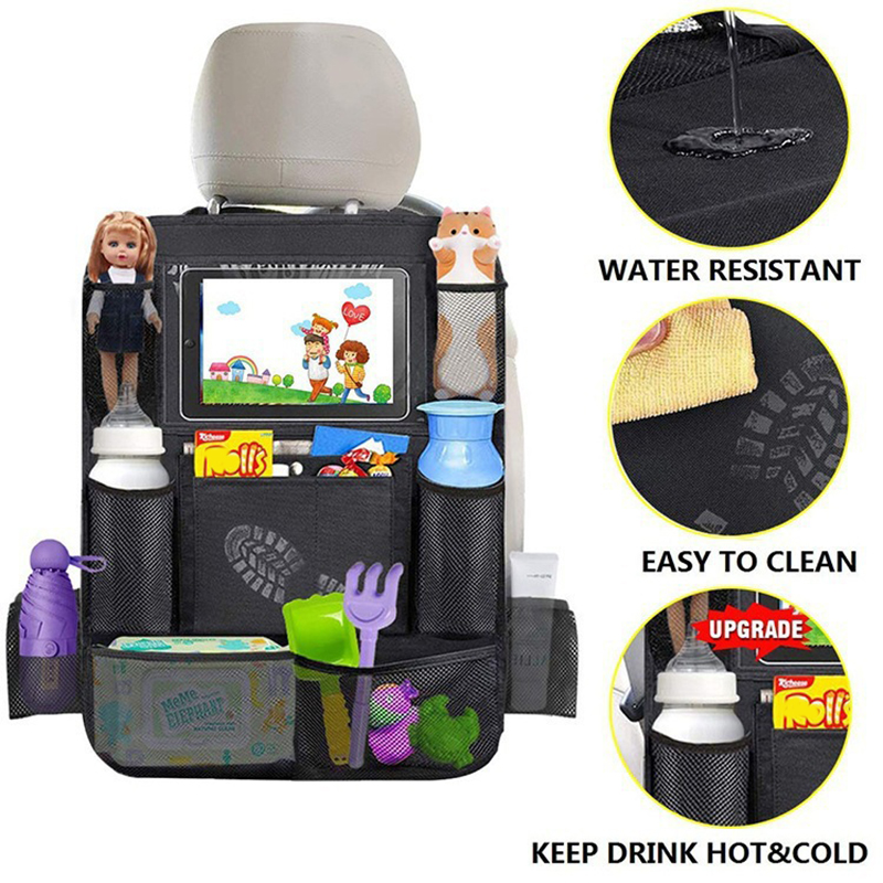 1pc Car Backseat Organizer wit - مراجعة Toddler Tablet Accessories وسعره