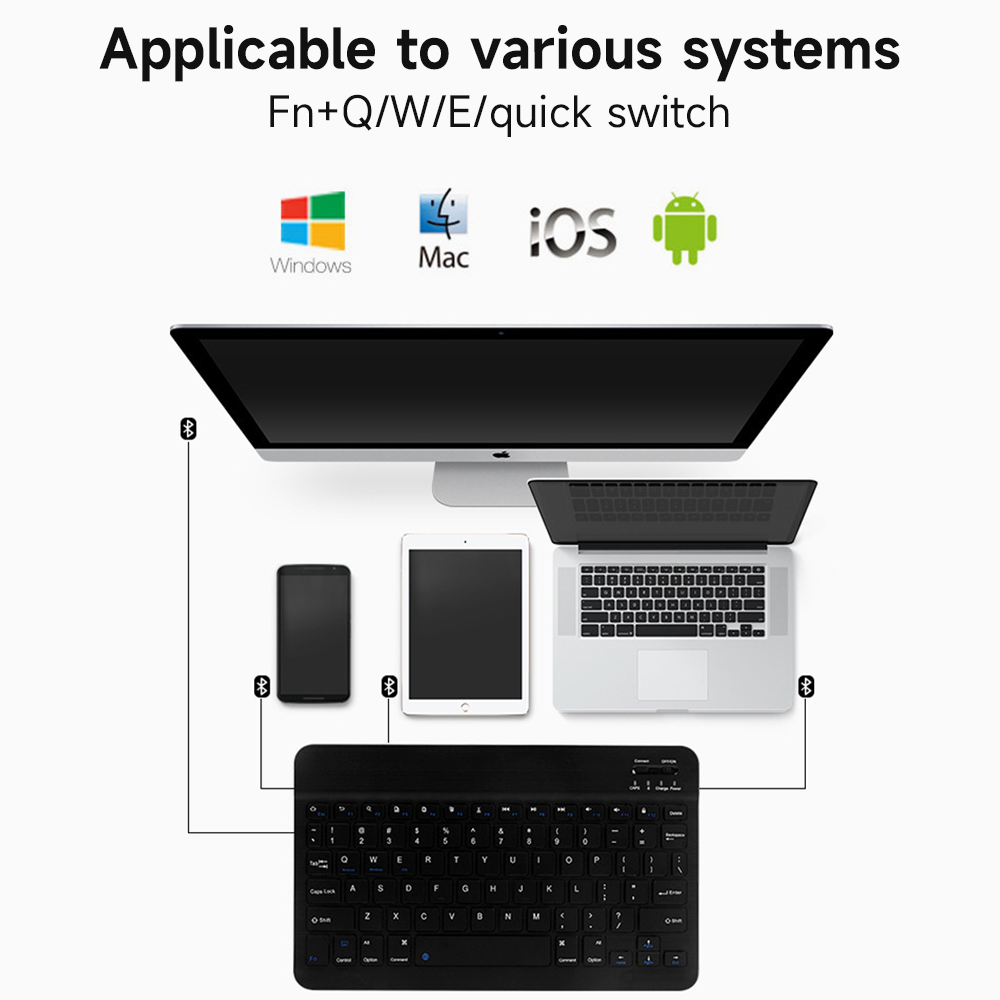 Bluetooth Keyboard for IOS And - مراجعة Samsung Tablet With Accessories وسعره