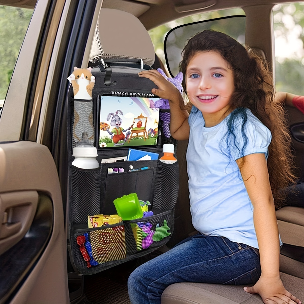 Car Back Seat Organisers Carry - مراجعة Toddler Tablet Accessories وسعره
