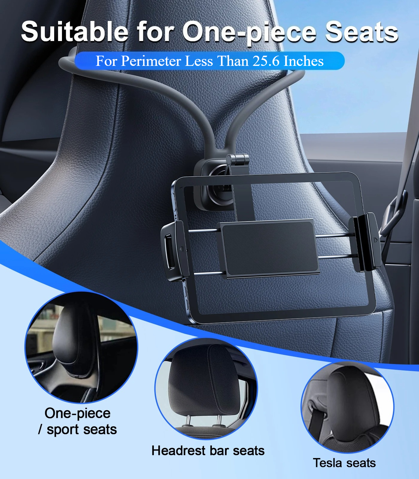 Hipacool Car Seatback Tablet H - مراجعة Toddler Tablet Accessories وسعره