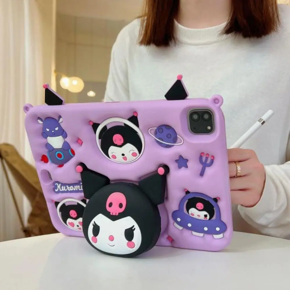 Cartoon Kuromi Ipad Silicone P - مراجعة Tablet Accessories For Students وسعره