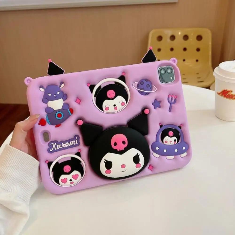 Cartoon Kuromi Ipad Silicone P - مراجعة Tablet Accessories For Students وسعره