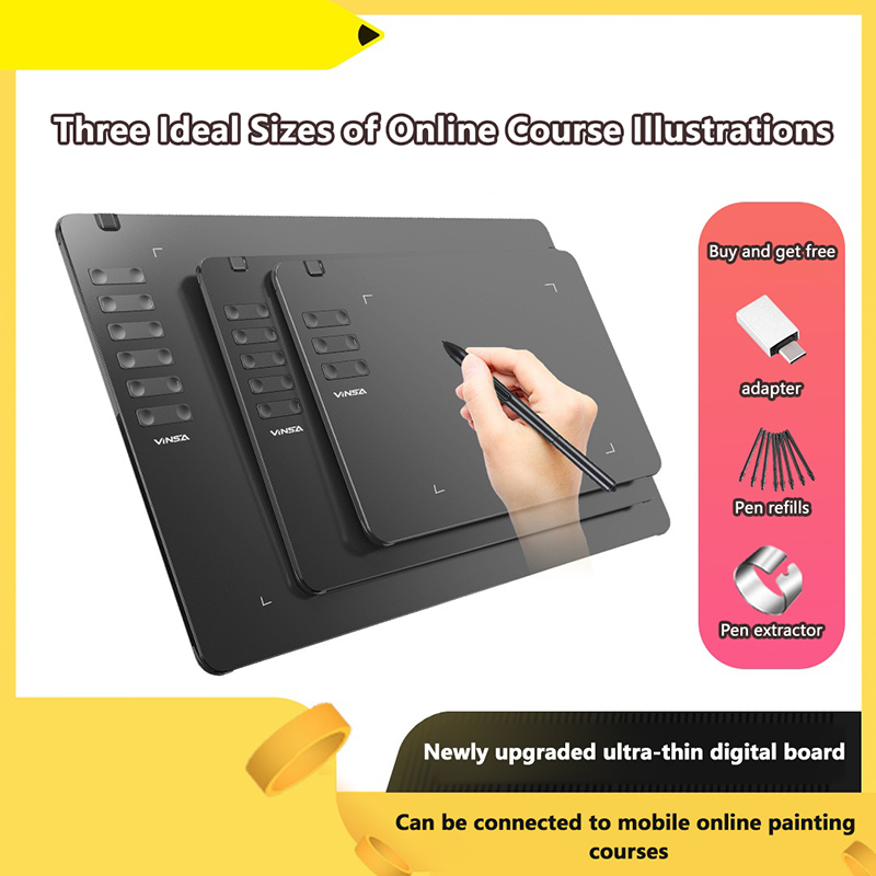 T1161/T906/ T605 Graphics Tabl - مراجعة Graphic Tablet Accessories وسعره