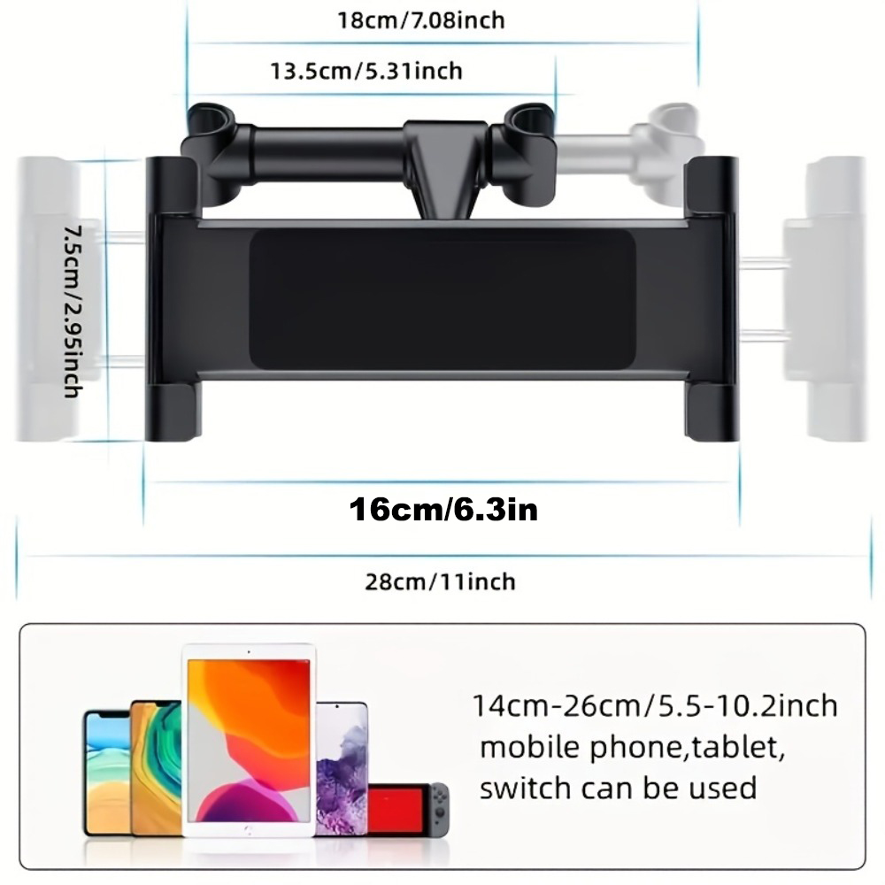 Car Back Seat Headrest Tablet  - مراجعة Toddler Tablet Accessories وسعره