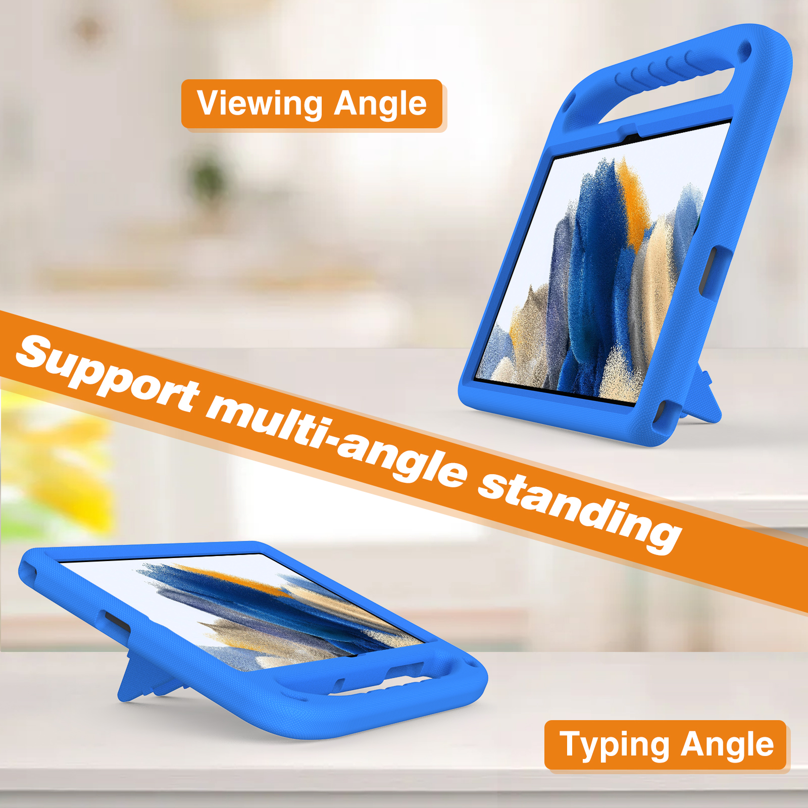 Kids EVA Stand Case For Samsun - مراجعة Tablet A9 Accessories وسعره