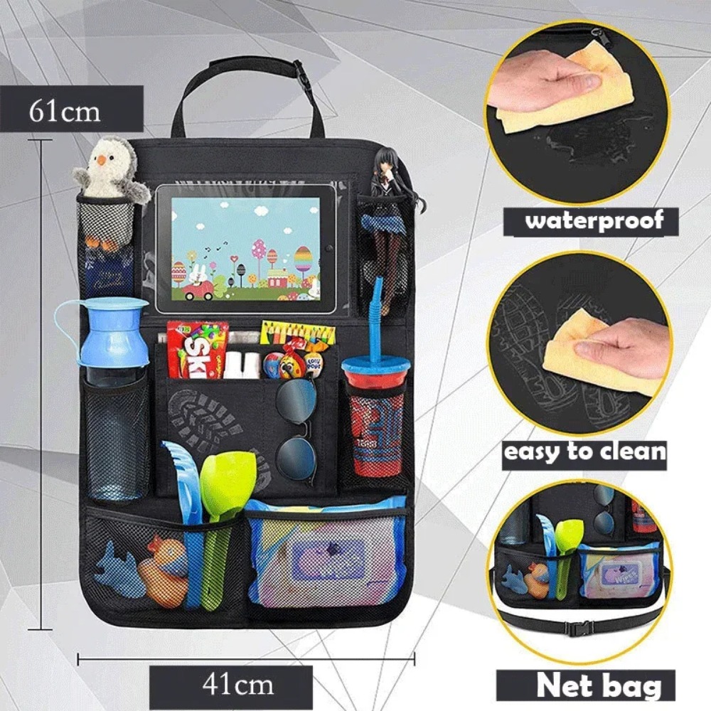 Car Seat Back Organizer 9 Stor - مراجعة Toddler Tablet Accessories وسعره
