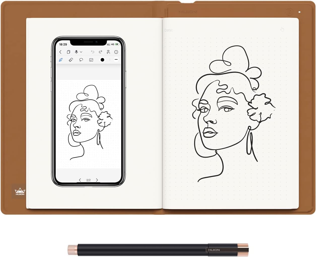 huion note 2 em 1 Digital Note - مراجعة Graphic Tablet Accessories وسعره
