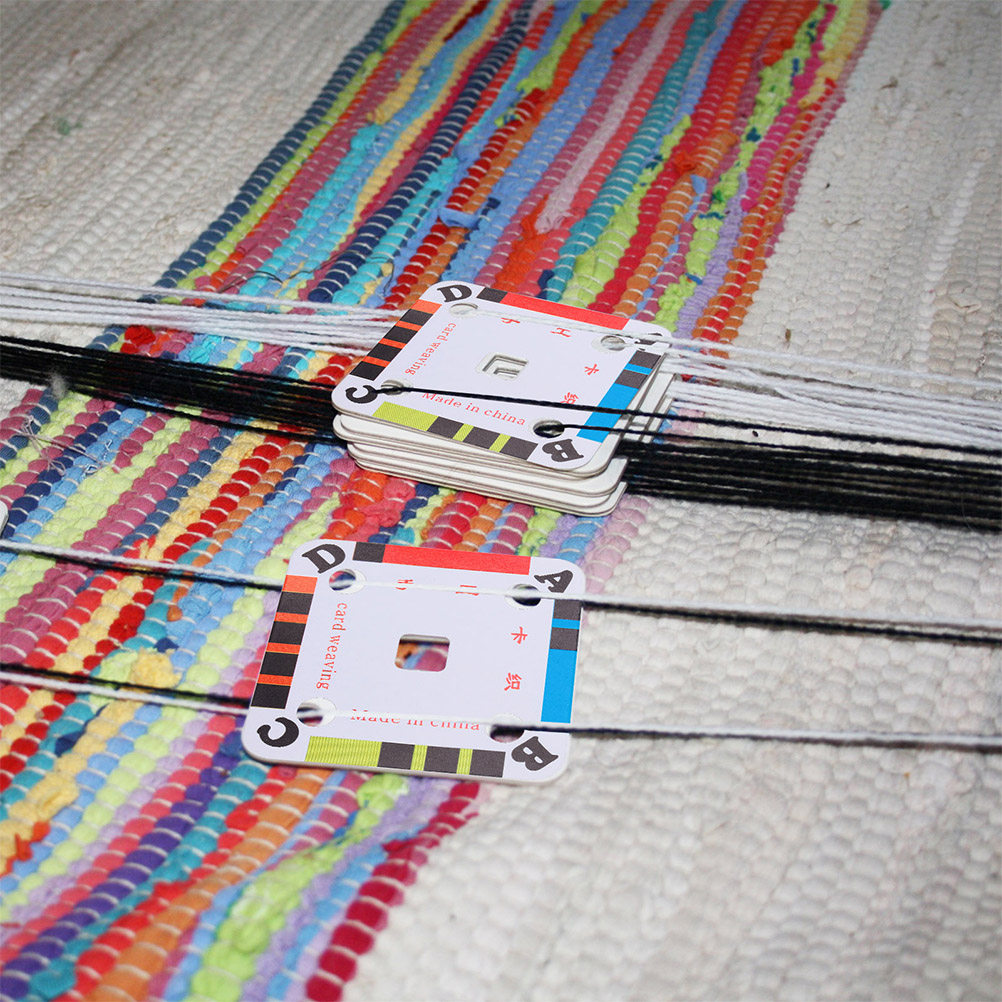 50Pcs Weaving Cards Paper Loom - مراجعة Tablet Weaving Accessories وسعره