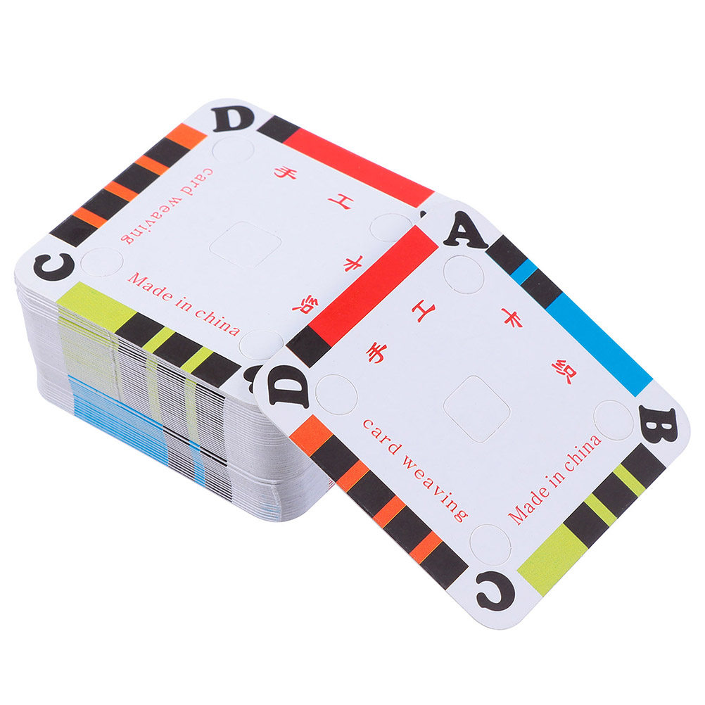 50Pcs Weaving Cards Paper Loom - مراجعة Tablet Weaving Accessories وسعره