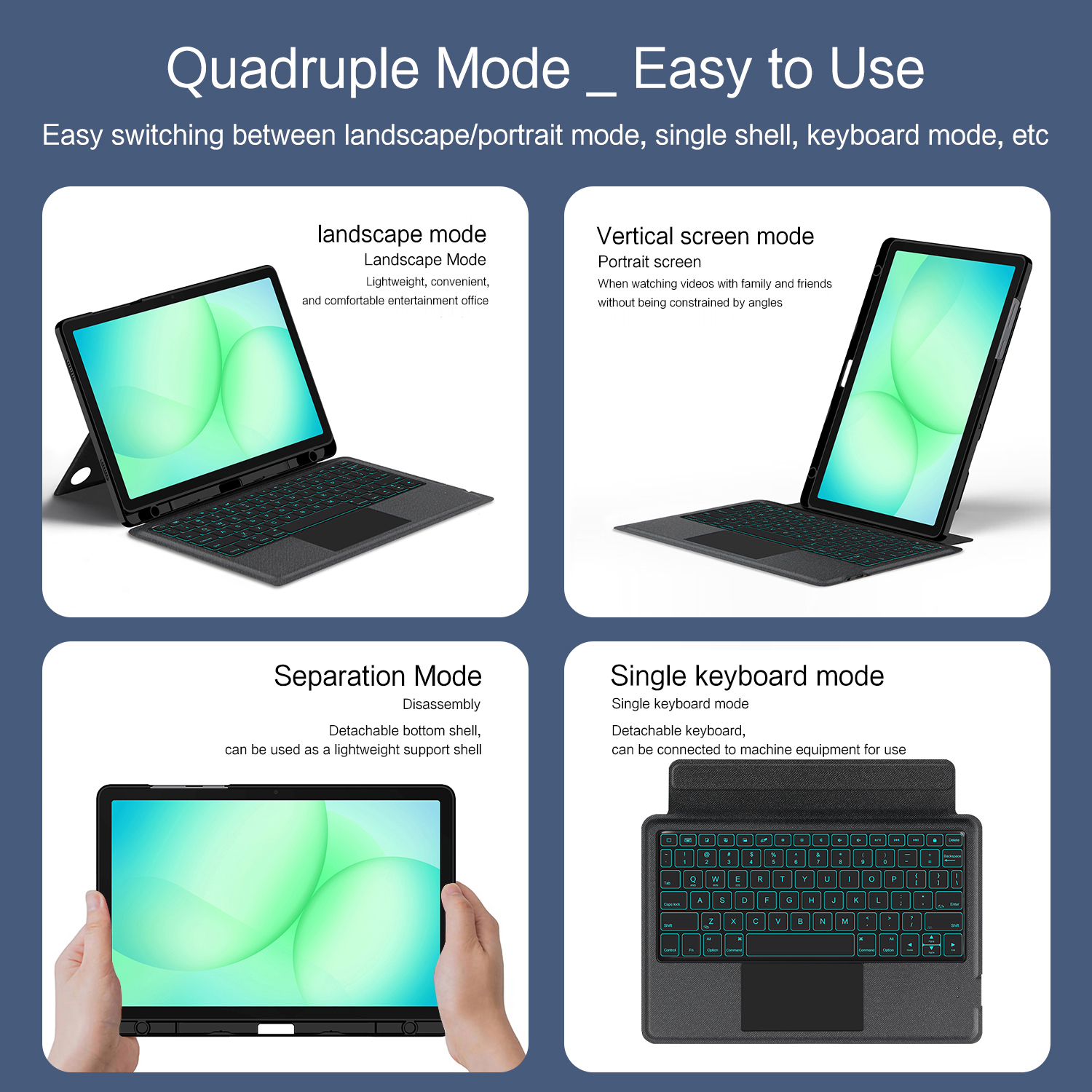 TouchPad Keyboard for Samsung  - مراجعة Tablet A9 Accessories وسعره