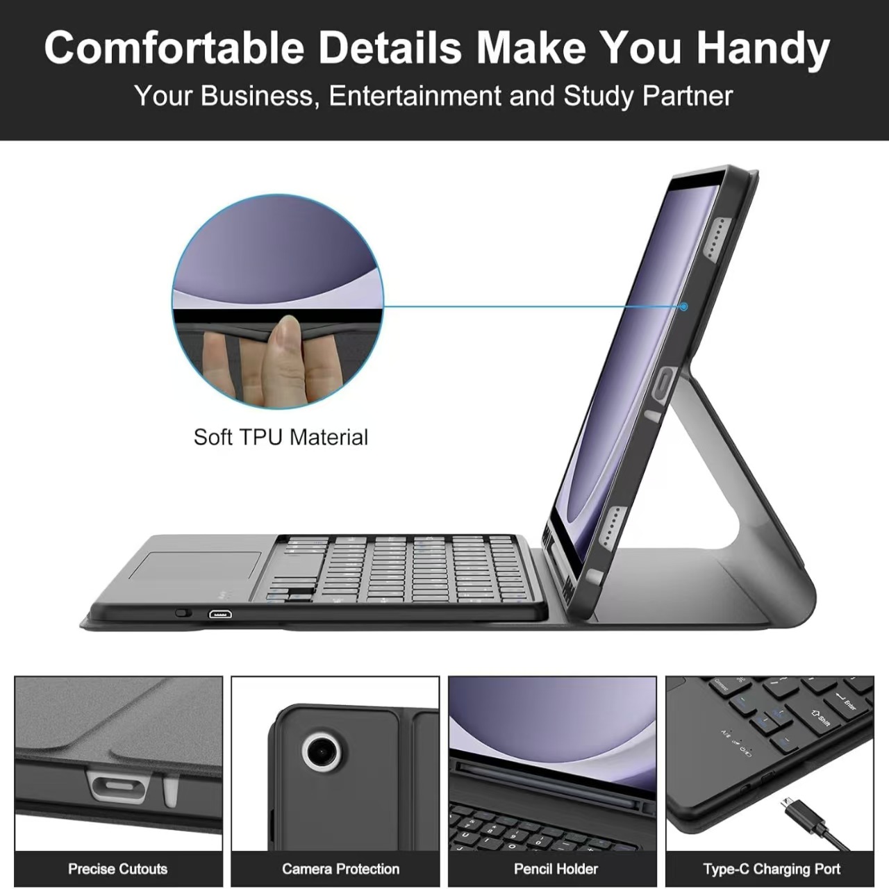 Case for Samsung Galaxy Tab A9 - مراجعة Tablet A9 Accessories وسعره