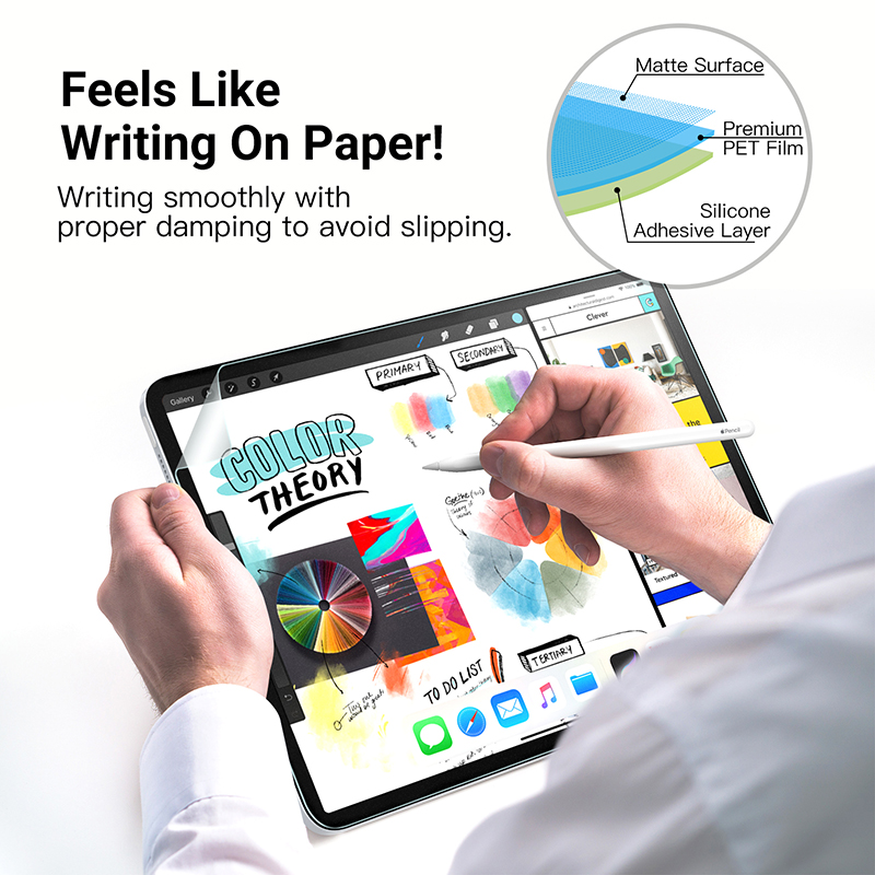 Paper Feel Screen Film For iPa - مراجعة Tablet Accessories For Students وسعره