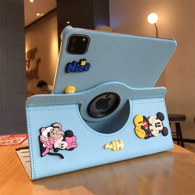 Cute Mickey Minnie Mouse IPad  - مراجعة Tablet Accessories For Students وسعره