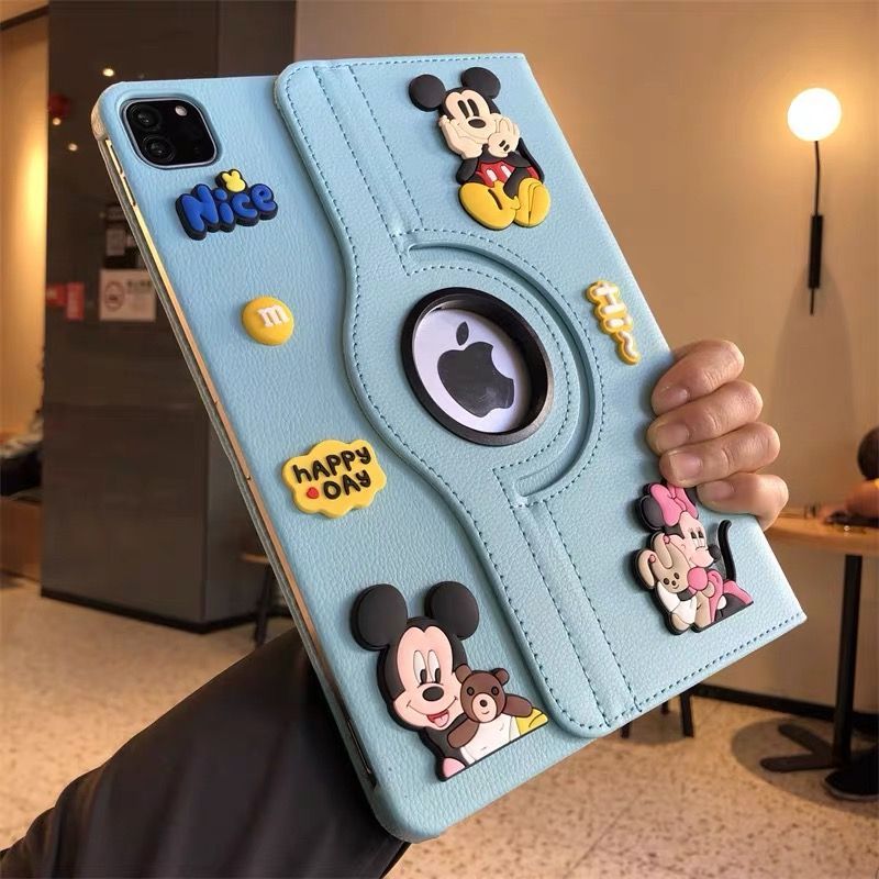 Cute Mickey Minnie Mouse IPad  - مراجعة Tablet Accessories For Students وسعره