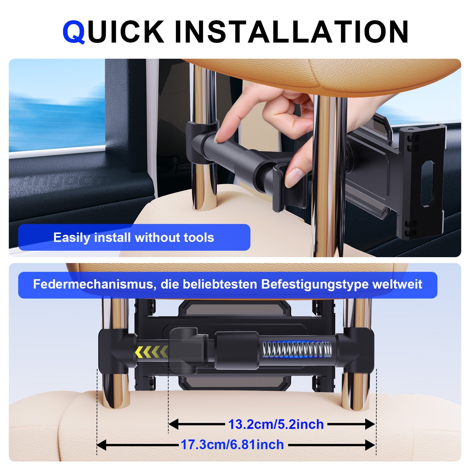 Universal Car Seat Headrest Ta - مراجعة Toddler Tablet Accessories وسعره