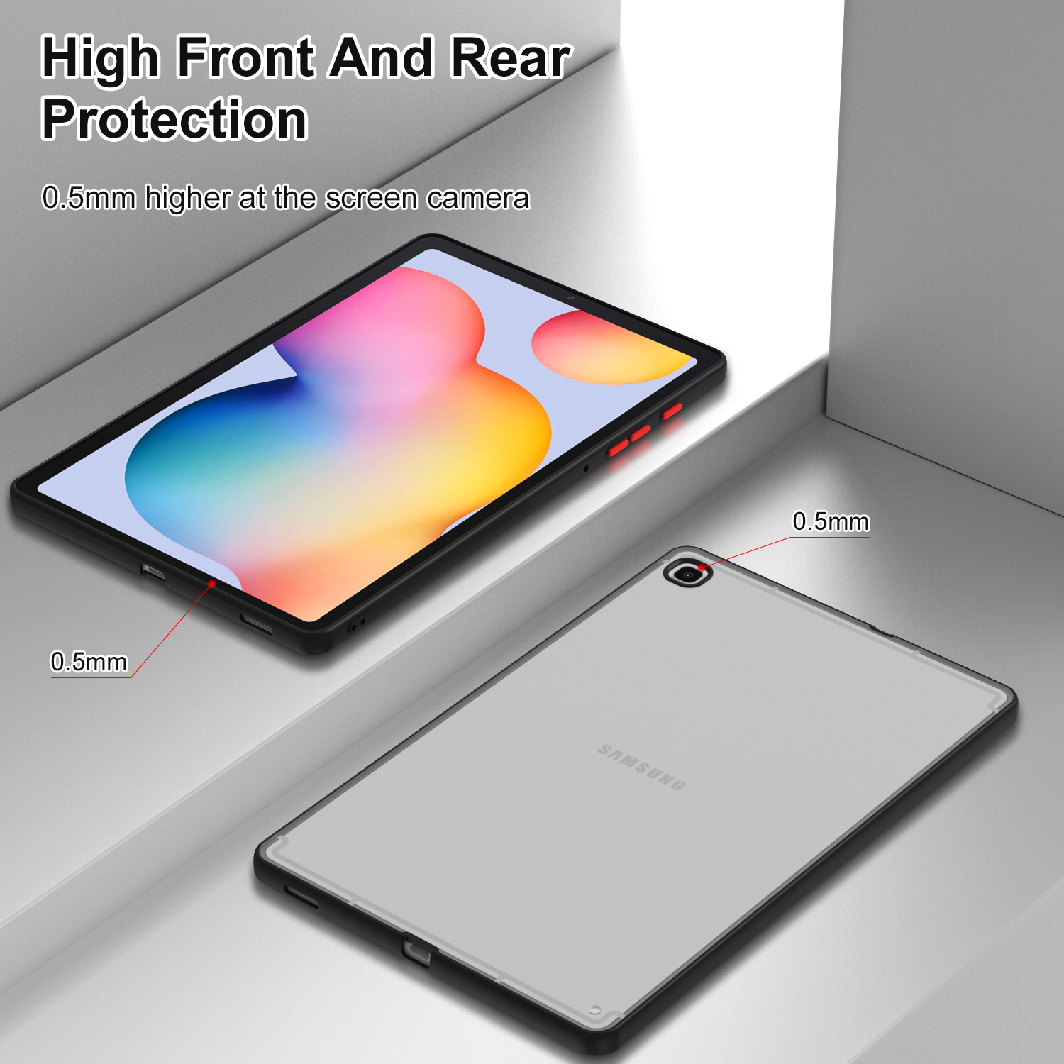 TPU Soft Back Case For Samsung - مراجعة Tablet A9 Accessories وسعره