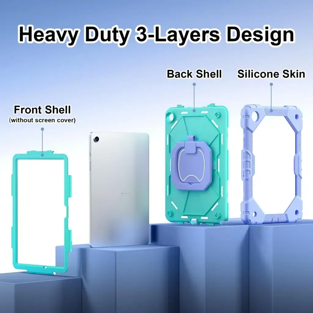 Shockproof Case For Samsung Ga - مراجعة Tablet A9 Accessories وسعره