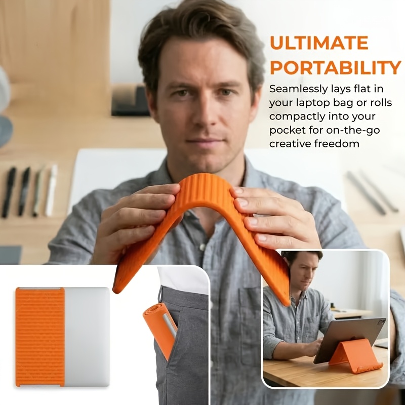 Flexible Folding Phone Holder  - مراجعة Tablet Holder Accessories وسعره