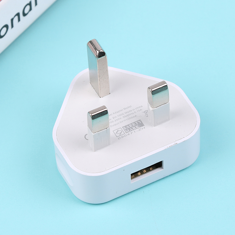 UK 3 Pin Wall Charger Dual USB - مراجعة Tablet Accessories For Students وسعره