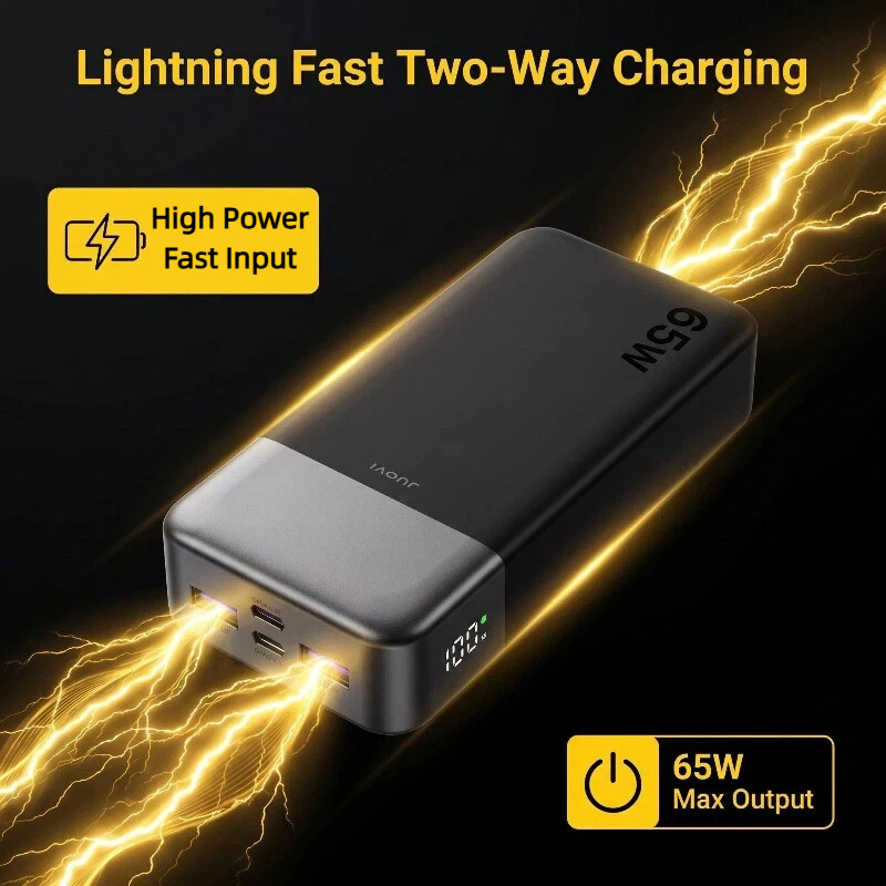 JUOVI 20000mAh Power Bank 65W  - مراجعة Samsung Tablet With Accessories وسعره