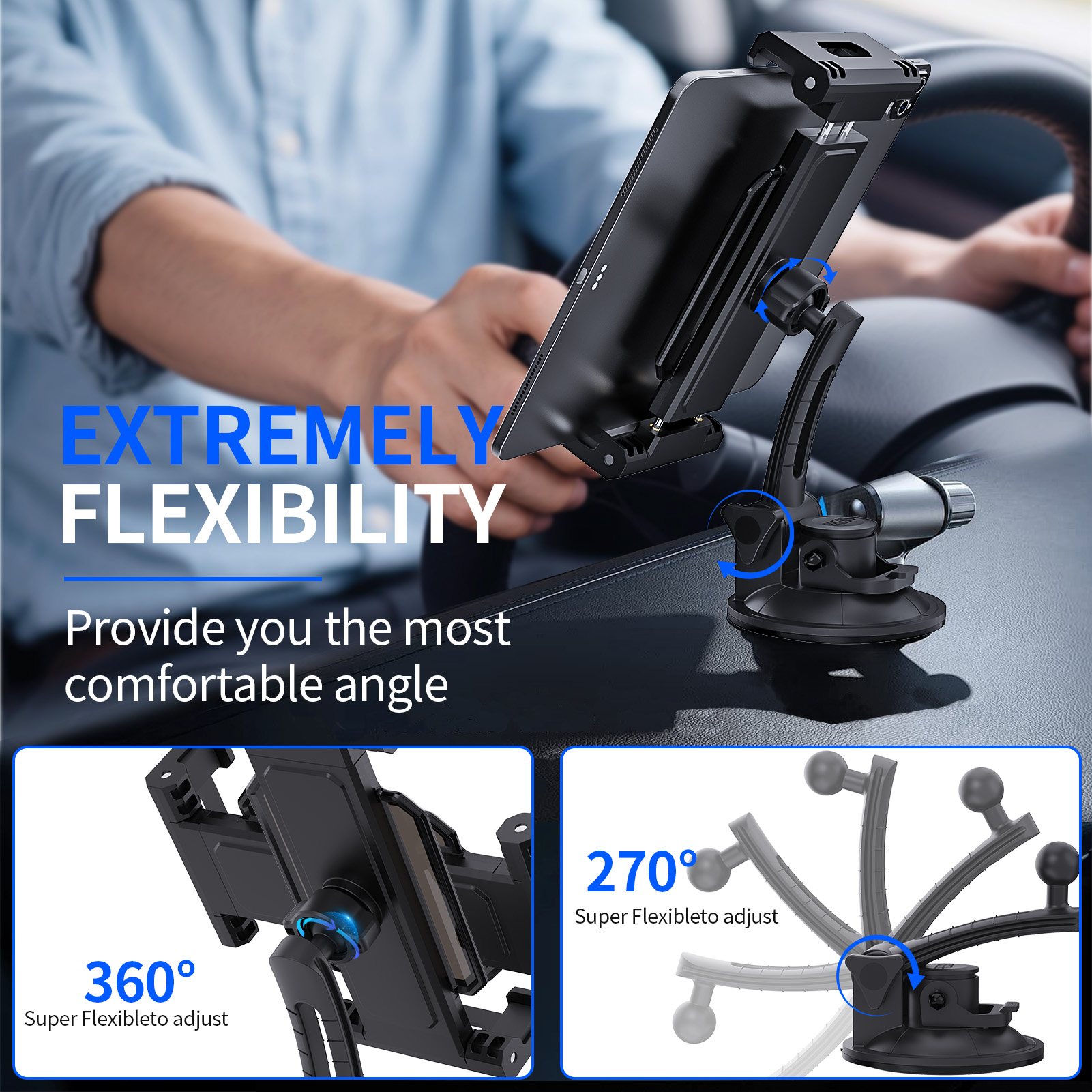 Universal Car Dashboard Windsh - مراجعة Trimble Tablet Accessories وسعره