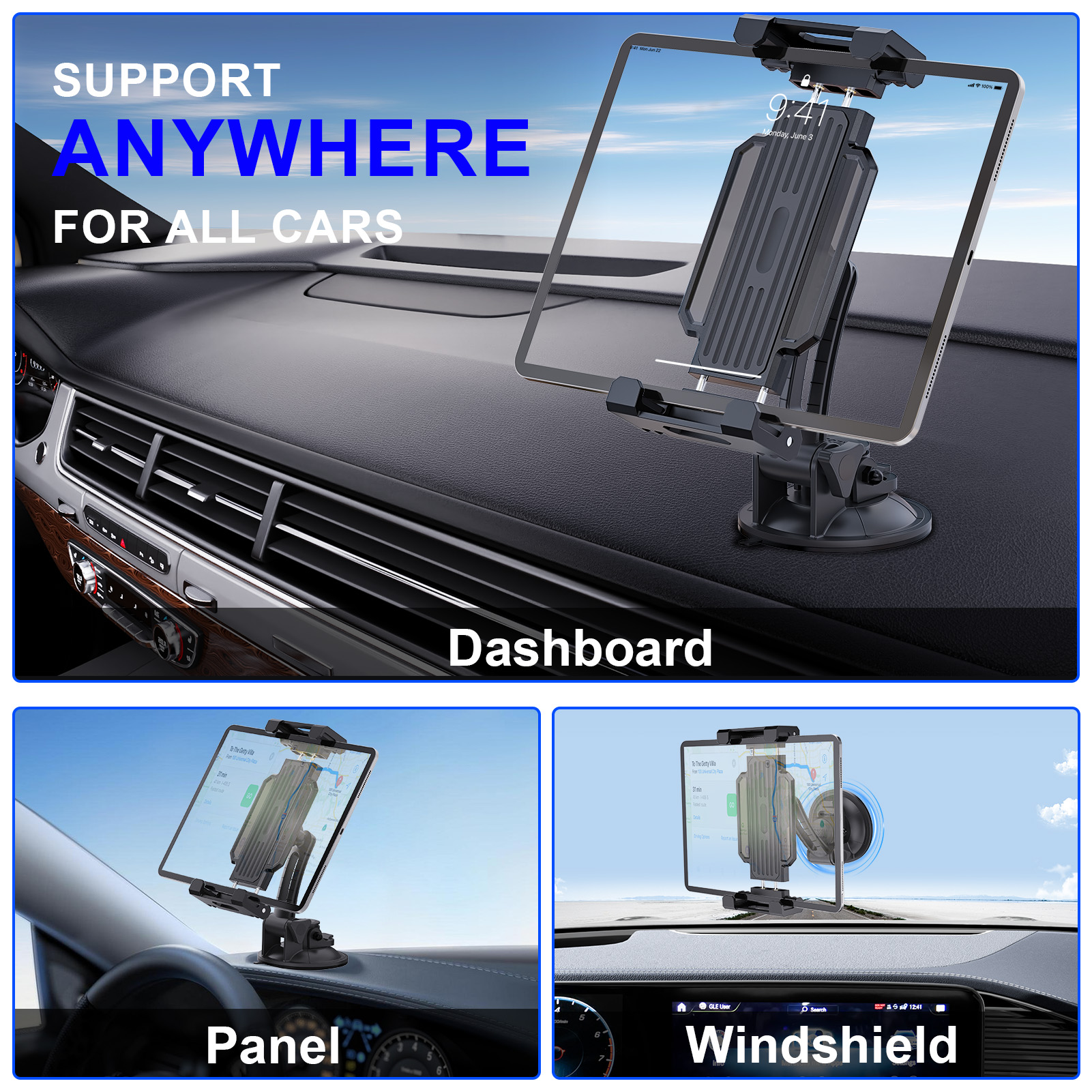 Universal Car Dashboard Windsh - مراجعة Trimble Tablet Accessories وسعره