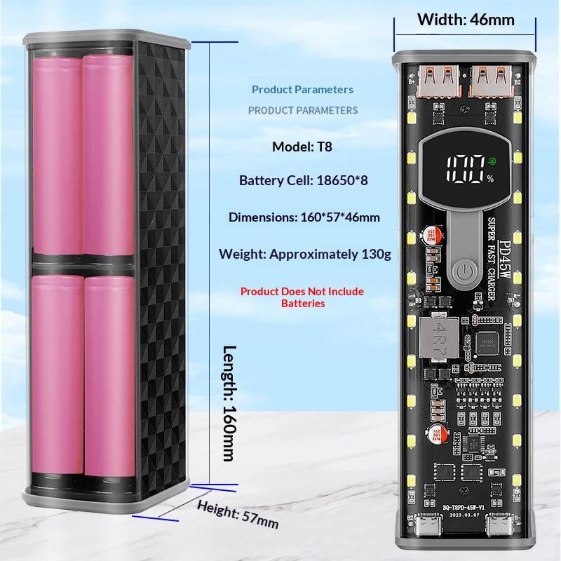 PD 45W Super Fast Charging 8 C - مراجعة Tablet Accessories For Students وسعره